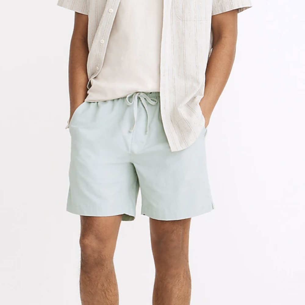 NWT madewell recycled everywhere shorts 6.5" Sage Green